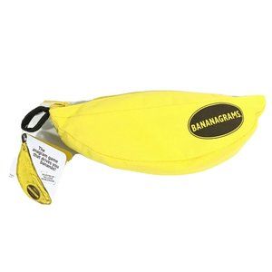 Bananagrams Classic Anagram Word Tile Game 144 Tiles With Banana Pouch